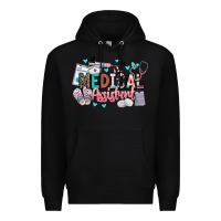 Black medical assistant Premium Hoodie - BarkalooDesign