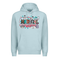 Blue Mist medical assistant Premium Hoodie - BarkalooDesign