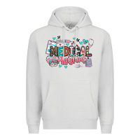 Dove Grey medical assistant Premium Hoodie - BarkalooDesign