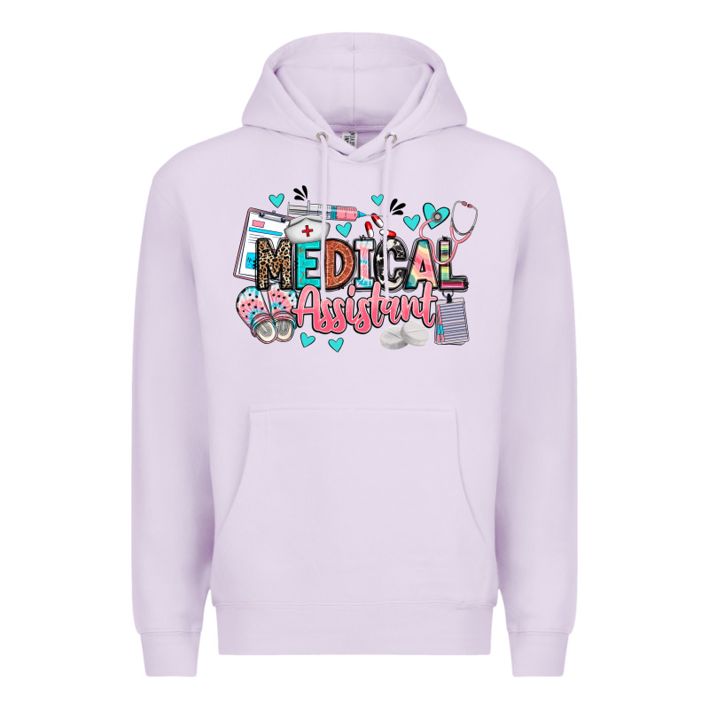 Medical Assistant Premium Hoodie by BarkalooDesign | Teevron