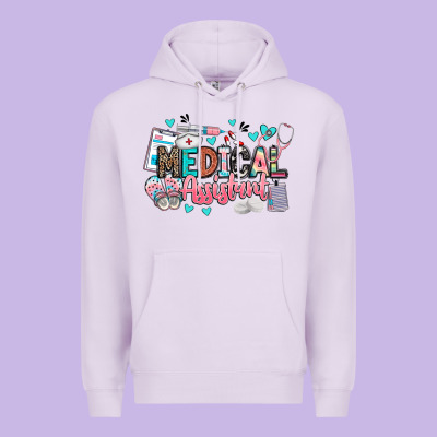 Medical Assistant Premium Hoodie Designed By Barkaloodesign