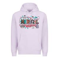Lilac medical assistant Premium Hoodie - BarkalooDesign