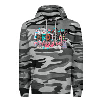 Slate Camo medical assistant Premium Hoodie - BarkalooDesign