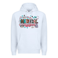 White medical assistant Premium Hoodie - BarkalooDesign