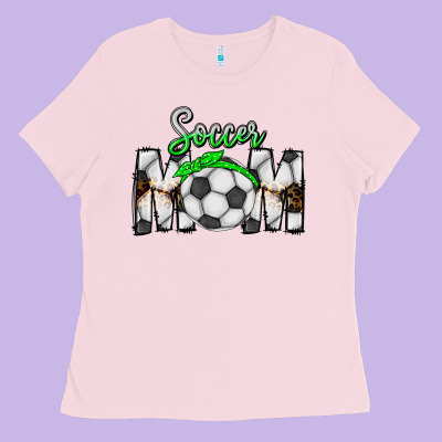 Soccer Mom Ladies Tee Designed By Cowhidedigitalart