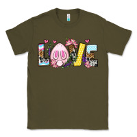 Army Green Easter Day Love Easter Classic Tee - OliviaCreatesArt