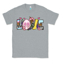 Heather Grey Easter Day Love Easter Classic Tee - OliviaCreatesArt