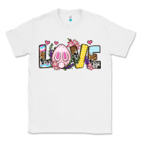 White Easter Day Love Easter Classic Tee - OliviaCreatesArt
