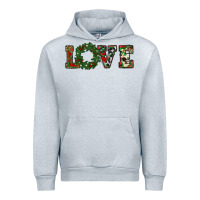 Heather Grey christmas love Urban Hoodie - RanaPortraitStore