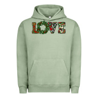 Pigment Oil Green christmas love Urban Hoodie - RanaPortraitStore