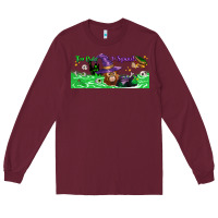 Burgundy Too Cute To Spook Baby Orangutan Long Sleeve Tee - LillyAllenDesigns