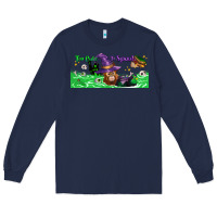 Navy Too Cute To Spook Baby Orangutan Long Sleeve Tee - LillyAllenDesigns
