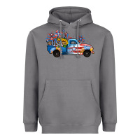Storm USA 4th of July Sunflower Truck Heavyweight Hoodie - Jasminsmagicworld