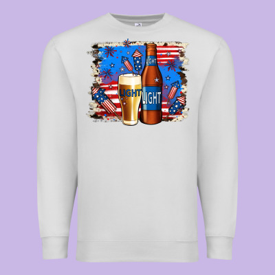 Just Here For The Light Premium Sweatshirt Designed By Jasminsmagicworld