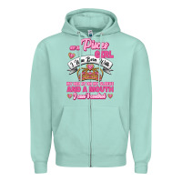 Seafoam As A Pisces Girl I Was Born With My Heart On My Sleeve And A Mouth Zipper Hoodie - Jasminsmagicworld