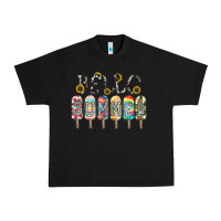 Black name vibrant summer greeting with popsicles Urban Heavy Tee - CowhideDigitalArt