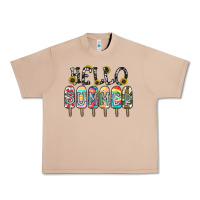 Burro name vibrant summer greeting with popsicles Urban Heavy Tee - CowhideDigitalArt