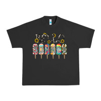 Pigment Black name vibrant summer greeting with popsicles Urban Heavy Tee - CowhideDigitalArt