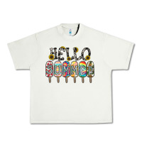 Name Vibrant Summer Greeting With Popsicles Urban Heavy Tee | Teevron