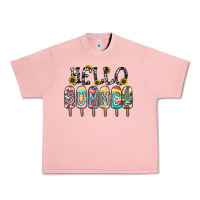 Salmon name vibrant summer greeting with popsicles Urban Heavy Tee - CowhideDigitalArt