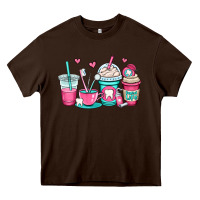 Chocolate Brown dentist coffee cups Heavy Core Tee - OliviaCreatesArt
