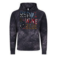 Cloud Black red wine blue Vintage Hoodie - CowhideDigitalArt