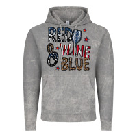 Cloud Rock red wine blue Vintage Hoodie - CowhideDigitalArt