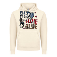 Vintage Artic red wine blue Vintage Hoodie - CowhideDigitalArt