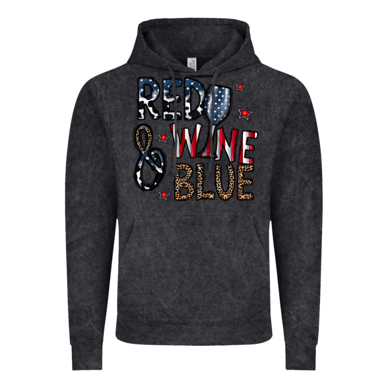 Red Wine Blue Vintage Hoodie by CowhideDigitalArt | Teevron