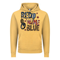 Vintage Mustard red wine blue Vintage Hoodie - CowhideDigitalArt