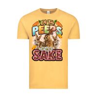 Vintage Mustard Oh for peeps sake Easter Day Vintage Tee - LillyAllenDesigns