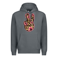 Rock Floral Leopard Peace Sign Premium Hoodie - Jasminsmagicworld