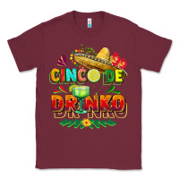 Burgundy Cinco de drinko Classic Tee - FaDigitalArtStudio