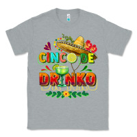 Heather Grey Cinco de drinko Classic Tee - FaDigitalArtStudio