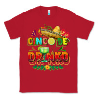 Red Cinco de drinko Classic Tee - FaDigitalArtStudio
