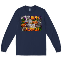 Navy happy halloween koala Long Sleeve Tee - LillyAllenDesigns