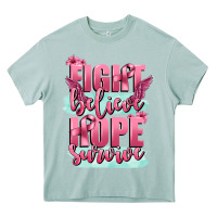 Arona fight believe hope survive cancer awareness Heavy Core Tee - FaDigitalArtStudio