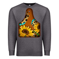 Charcoal Heather cowtag Premium Sweatshirt - Jasminsmagicworld