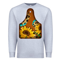 Heather Grey cowtag Premium Sweatshirt - Jasminsmagicworld