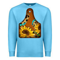 Ocean Blue cowtag Premium Sweatshirt - Jasminsmagicworld
