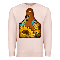 Pale Pink cowtag Premium Sweatshirt - Jasminsmagicworld