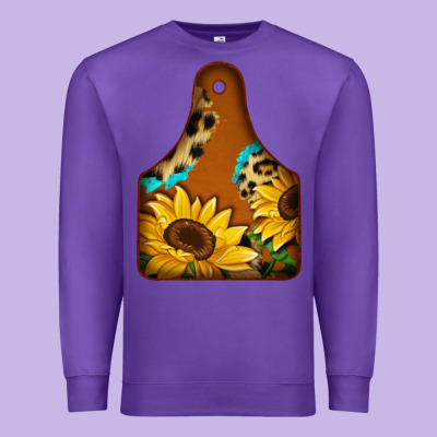 Cowtag Premium Sweatshirt Designed By Jasminsmagicworld