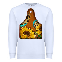 White cowtag Premium Sweatshirt - Jasminsmagicworld