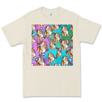 Bone Easter Bunny With Truck Seamless Pattern Premium Tee - BundleAndBundleShop