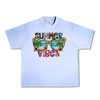 Grape Ice Summer Vibes Urban Heavy Tee - CowhideDigitalArt