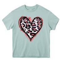 Arona Leopard Glitter Heart Heavy Core Tee - Jasminsmagicworld