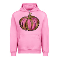 Fuchsia Pink leopard cancer pumpkin Urban Hoodie - RanaPortraitStore