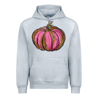 Heather Grey leopard cancer pumpkin Urban Hoodie - RanaPortraitStore