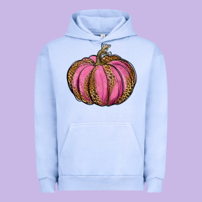 Leopard Cancer Pumpkin Urban Hoodie Designed By Ranaportraitstore