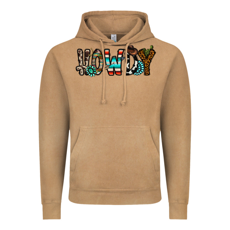 Howdy Vintage Hoodie by CowhideDigitalArt | Teevron